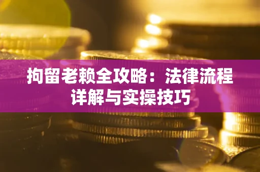 济南拘留老赖全攻略：法律流程详解与实操技巧